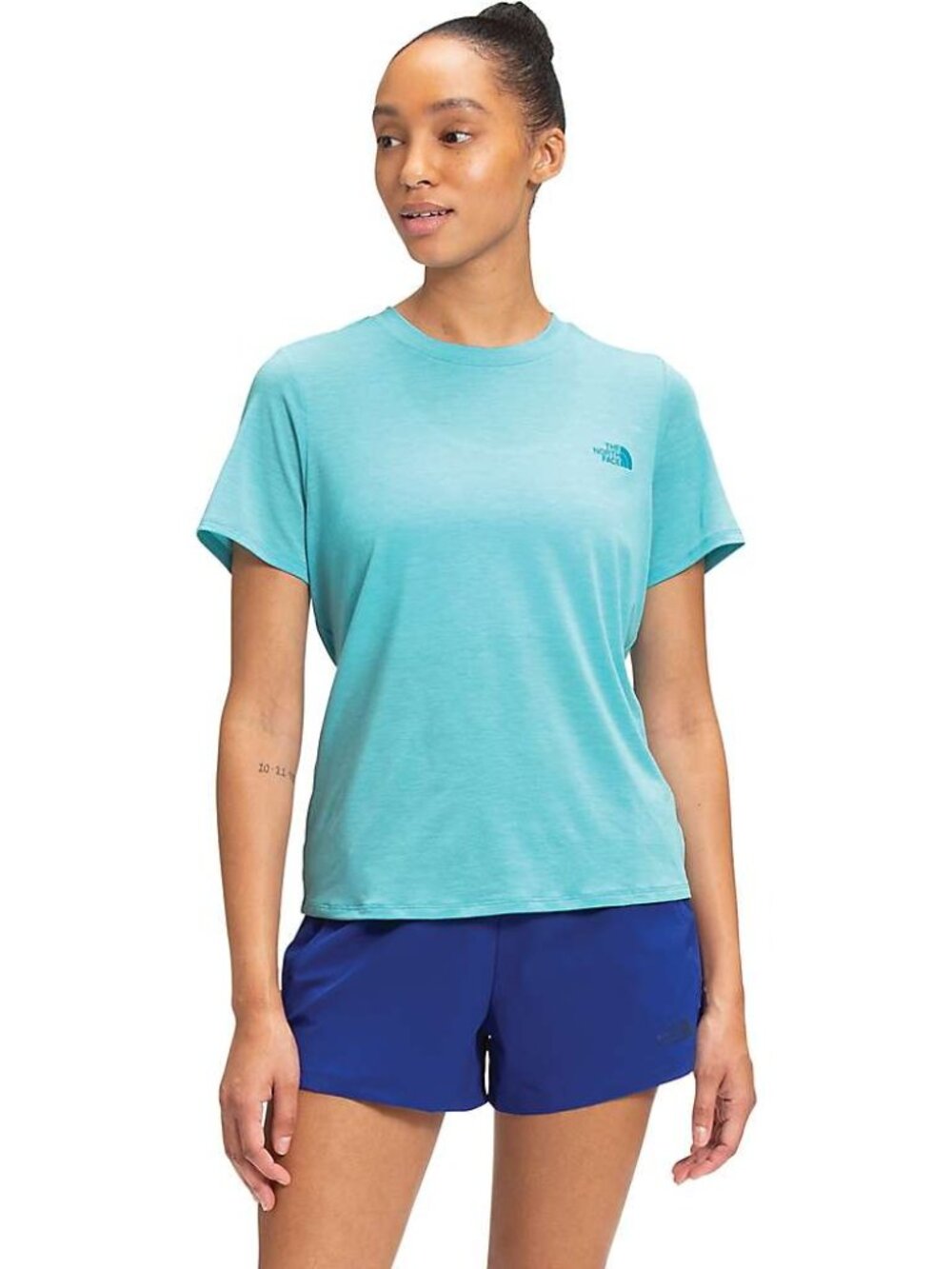THE NORTH FACE Womens Activewear Wander FlashDry Twist Back Tee